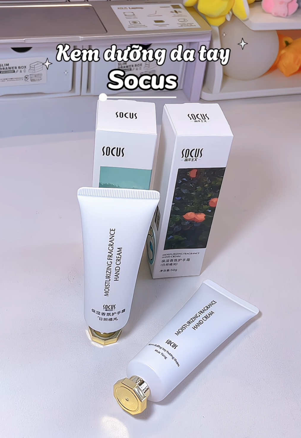 Thu đông tới rùii, da tay hay bị khô thì mấy mom xài thử em này đi, ưng cái bụngg á #kemduongdatay #socus #kemduongdataychan #kemduongdachantay #kemduongamtay 