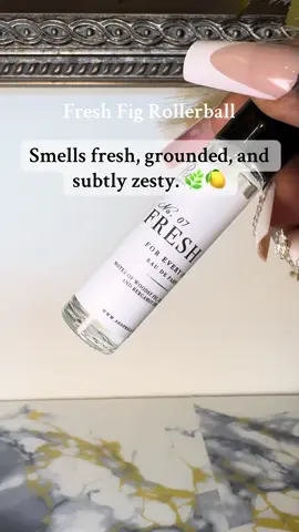 Fresh Fig Rollerball – Vegan & Cruelty-Free Earthy fig with moss, patchouli, and a hint of lemon 🌿 Perfect for all-day wear in a clean, compact rollerball. #FreshFig #VeganPerfume #CrueltyFree #RollerballPerfume #CleanBeauty  