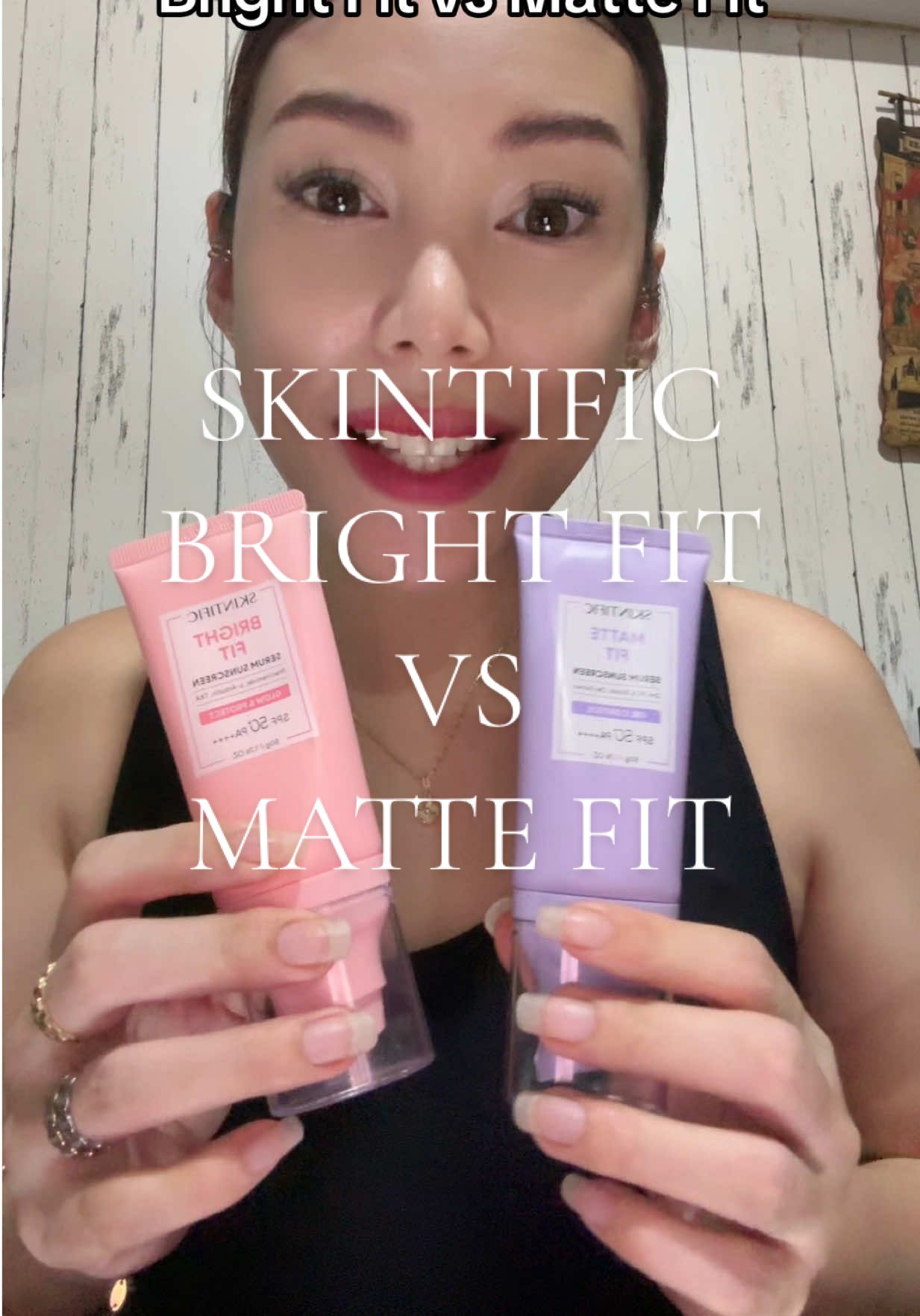 Both Skintific Bright Fit and Matte Fit Sunscreens have SPF50 PA++++, pero magkaiba sila ng vibe! 💕Bright Fit: for glowing, dewy finish, may tone-up effect pa! 💙 Matte Fit: oil-control, smooth, and perfect under makeup. Whichever you choose, both protect and care for your skin with skincare-infused ingredients. So… Team Bright Fit or Team Matte Fit ka? 😍 #skintificsunscreen #skintificbrightfit #skintificmattefit #spf50pa➕➕➕➕ #glowingsunscreen 