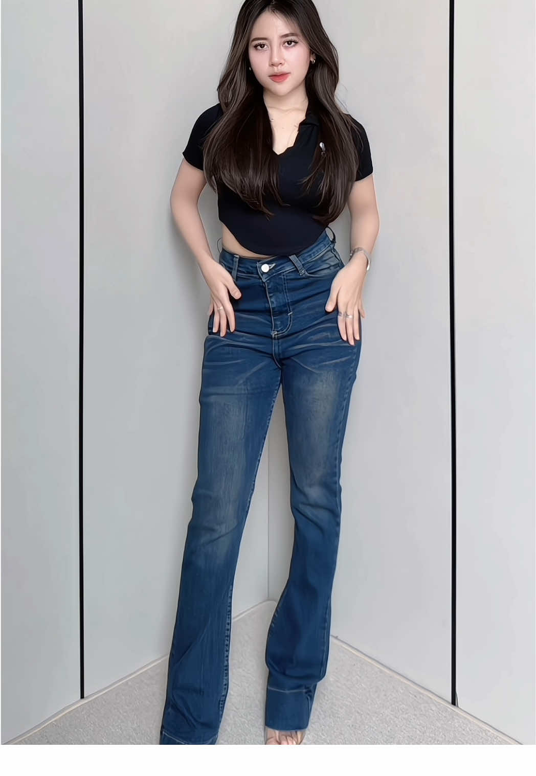 #fashionalaindah #atasan #jeanshighwaist 