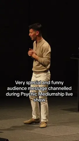 My favourite part of the evening during the Melbourne show on October 4 as part of my Coming Home: Reunion Tour. Come see me around Australia and New Zealand this Oct-Dec!  #psychic #mediumship #spirituality #pregnancyannouncement #psychicmedium 