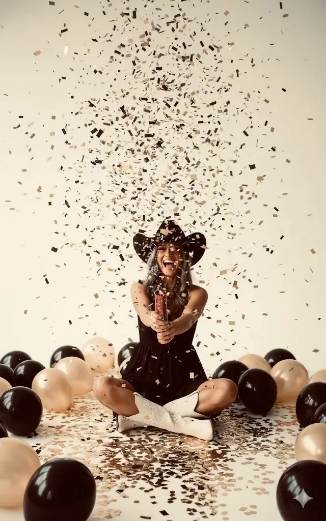 level 26 unlocked! soaking up all the confetti and cowboy boots today had to offer. thankful for those who wished and helped me celebrate these last few days, y’all are my rock ❤️❤️ #birthdaygirl🎉🎂 #twentysix #october13th #happybirthdaytome 