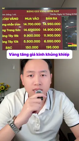 Giá vàng hôm nay tăng khủng khiếp 149.5 ##giavang##giavanghomhay ##baotinminhchau##vudoimujp