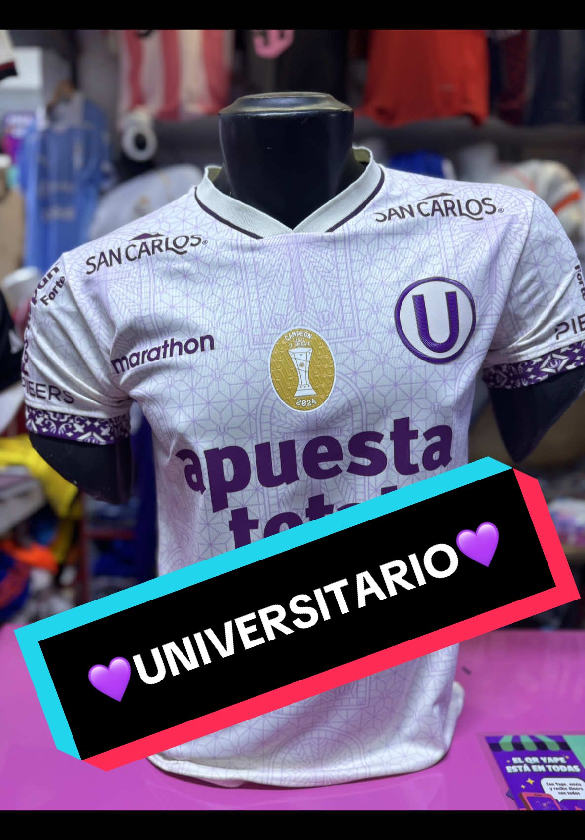 CAMISETA UNIVERSITARIO 💜 TALLAS S-M-L-XL HACEMOS ENVÍOS A TODO EL PAÍS  #universitariodedeportes #camisetasdefutbol #gamarramayorista #ropadeportivapormayor 
