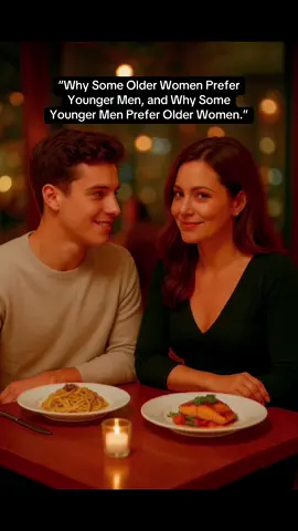 Why Some Older Women Prefer Younger Men, and Why Some Younger Men Prefer Older Women. #creatorsearchinsights #relatable #youngermenlikeolderwoman 