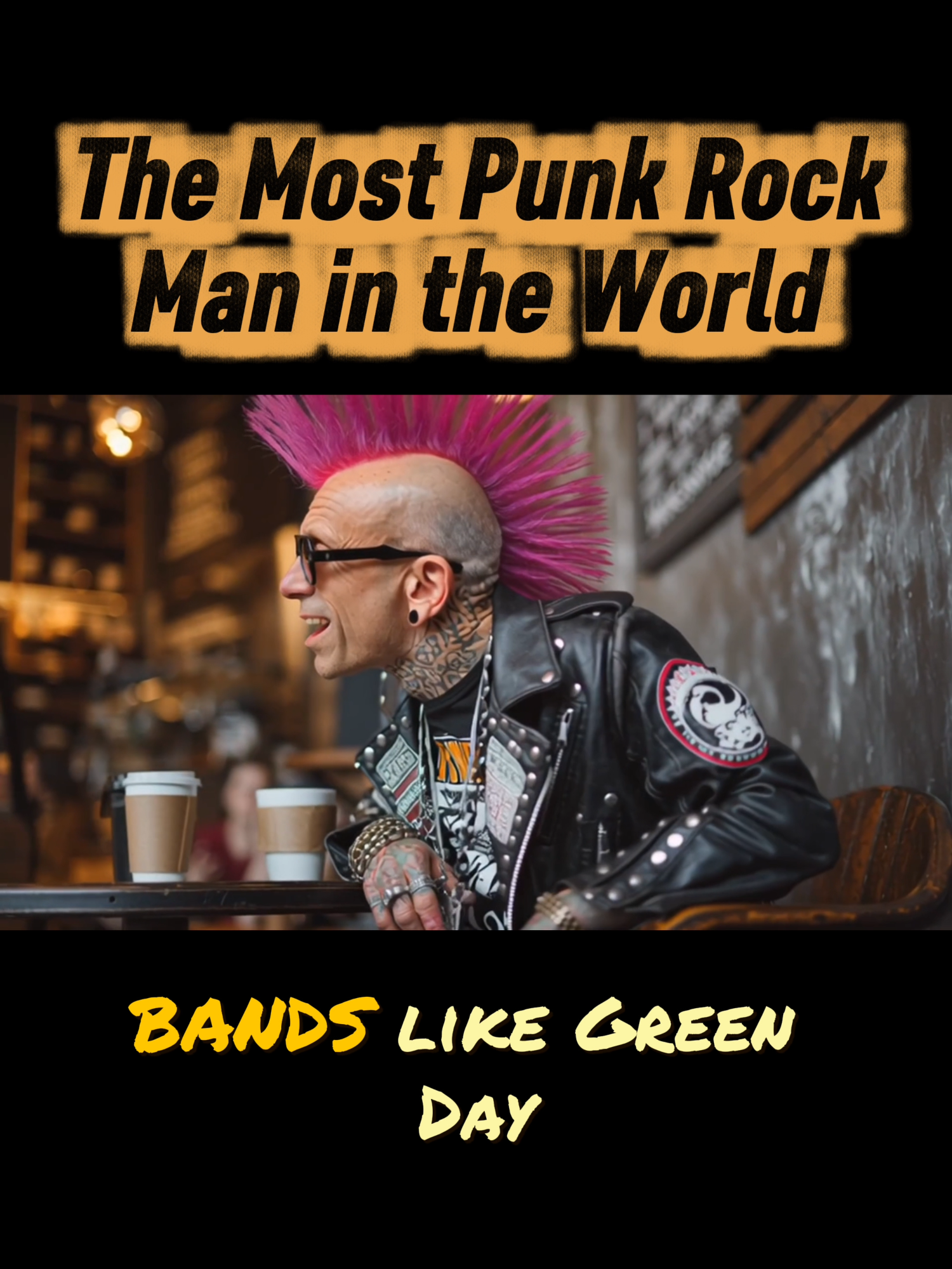 You've met the others, now meet the ultimate non-conformist! 🎸 He tells people he was at the Sex Pistols' first concert, even though he's far too young, claiming he was there 