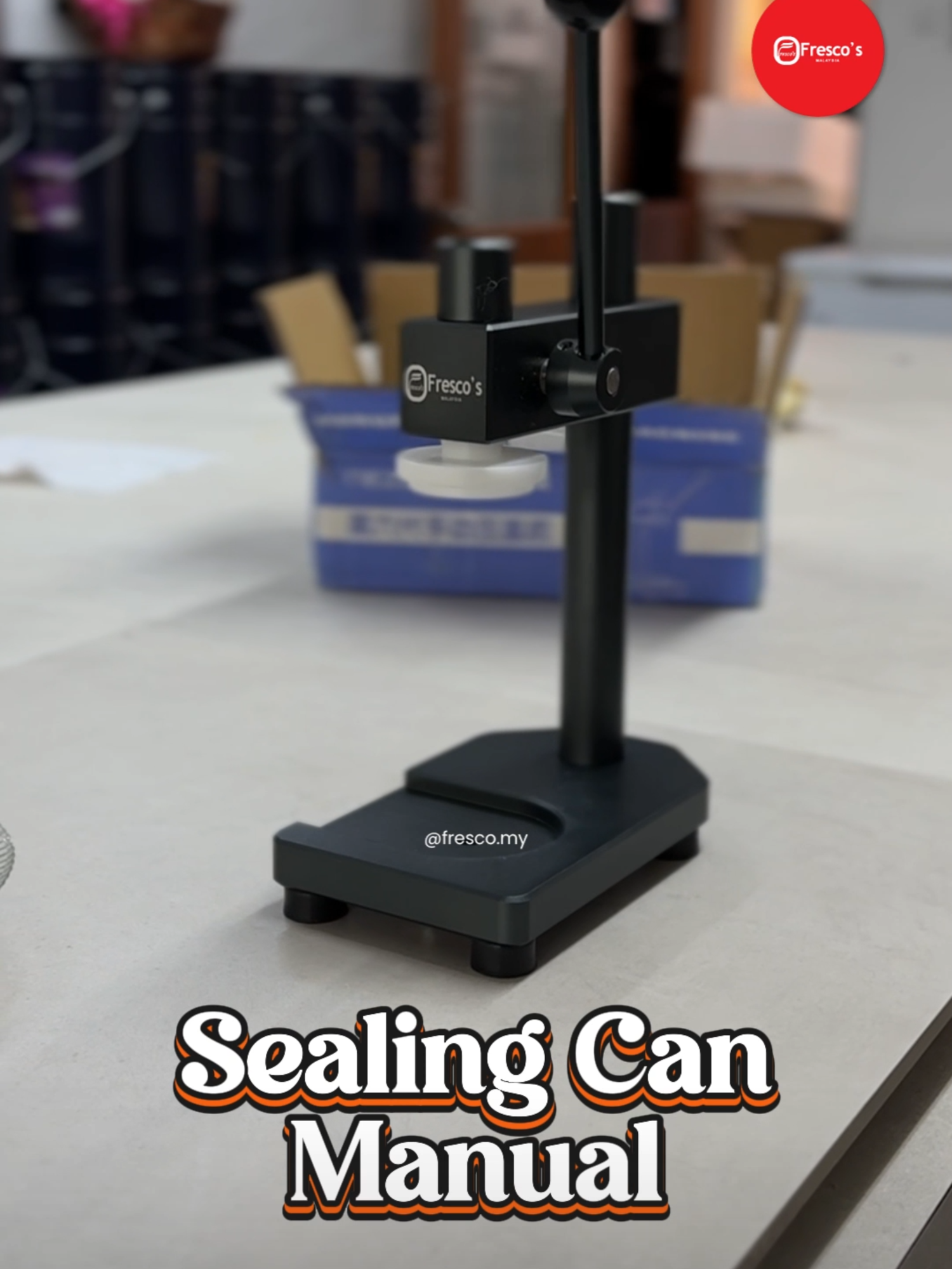 You can seal easy with can sealing manual from Fresco Malaysia! #fyp #cansealer #frescomalaysia