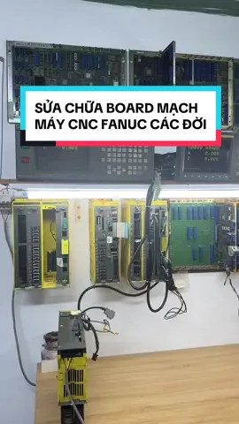 Bố trí lại chỗ sửa board , sẵn tiện quảng cáo chút về dịch vụ sửa chữa bo máy CNC của bên e🤣 Đừng chê đồ cổ nha ae! Giải quyết được nhìu vấn đề lắm đó🥰 #suamaycnc #suabomach #loimaycnc #servofanuc #cokhichinhxac 