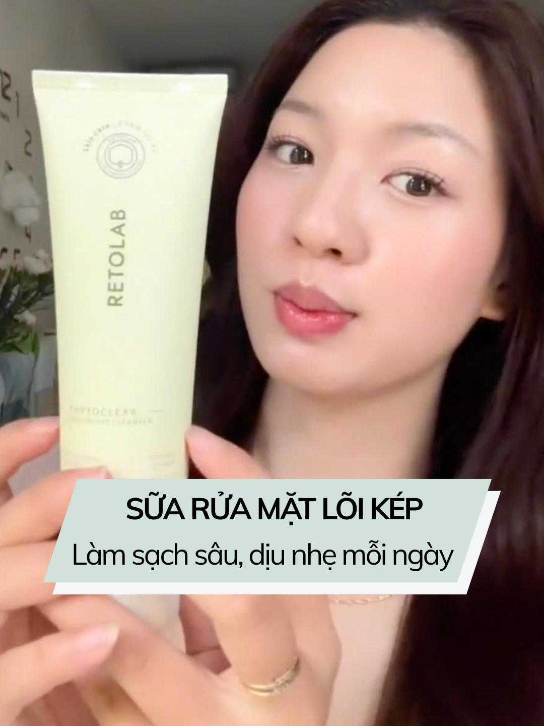 Lắng nghe cảm nhận thực tế từ Mycheng về sữa rửa mặt Retolab Phytoclear 🌿 – làm sạch sâu, dịu nhẹ cho da dầu mụn. Bạn đã thử chưa? #retolab #sachmun #byestress #giammun