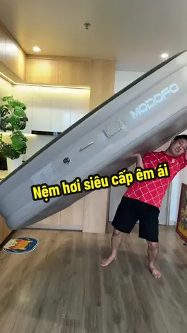 Đệm hơi gấp gọn 3 lớp tiện lợi cực êm ái giá siêu hời  #demhoitubom #demhoi #modofo #xuhuong #nhanuytin88 