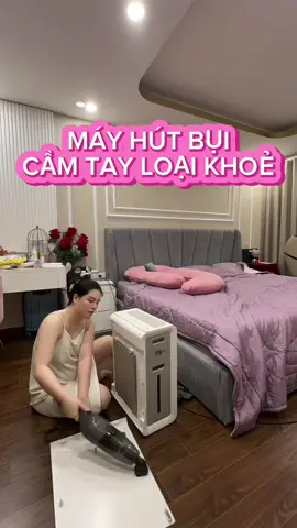 Trả lời @Mai Oanh  Ở nhà nhiều nên hay mày mò mua mấy món gia dụng hay ho, nay mua được cái máy hút bụi tự dưng chăm hẳn 🤣🤣 #bautroitichcuc #babaureview #mayhutbuicamtay 