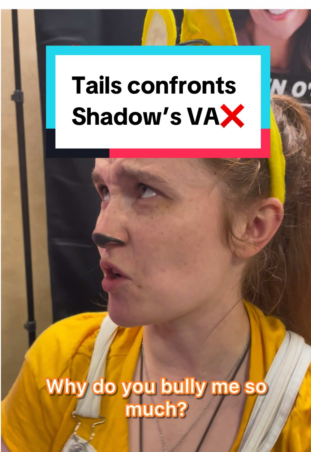 Stop bullying Tails, Shadow, he’s just a kid! VOTP - “Do to others whatever you would have them do to you. This is the law and the prophets.” ‭‭Matthew‬ ‭7‬:‭12‬ ‭NABRE‬‬ Filmed at Sonic Expo Atlanta 2025:)  #kirkthorton #shadowthehedgehog #sonicthehedgehog #tailsthefox #voiceactor 
