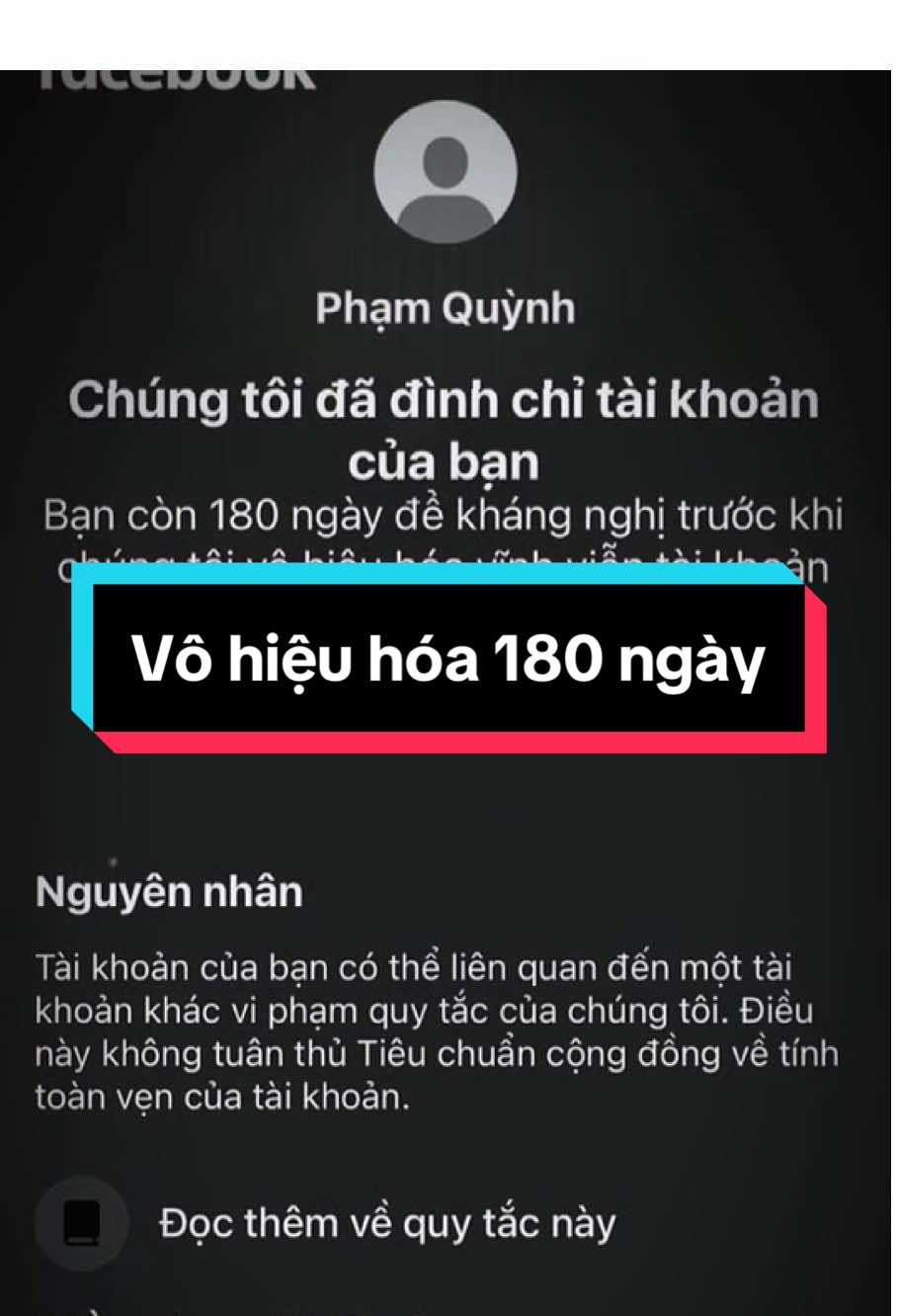 Khôi phục lại tk fb vô hiệu hoá 180 ngày, đơn giản nhanh chóng!!#khoiphuctaikhoan #hotrolaylaitaikhoanfb #laylaitaikhoanfb #facebook 