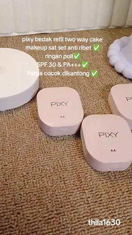 bedak refil pixy.. make up satset anti ribet #pixy #bedakrefill #tiktokviral #fyppppppppppppppppppppppp 