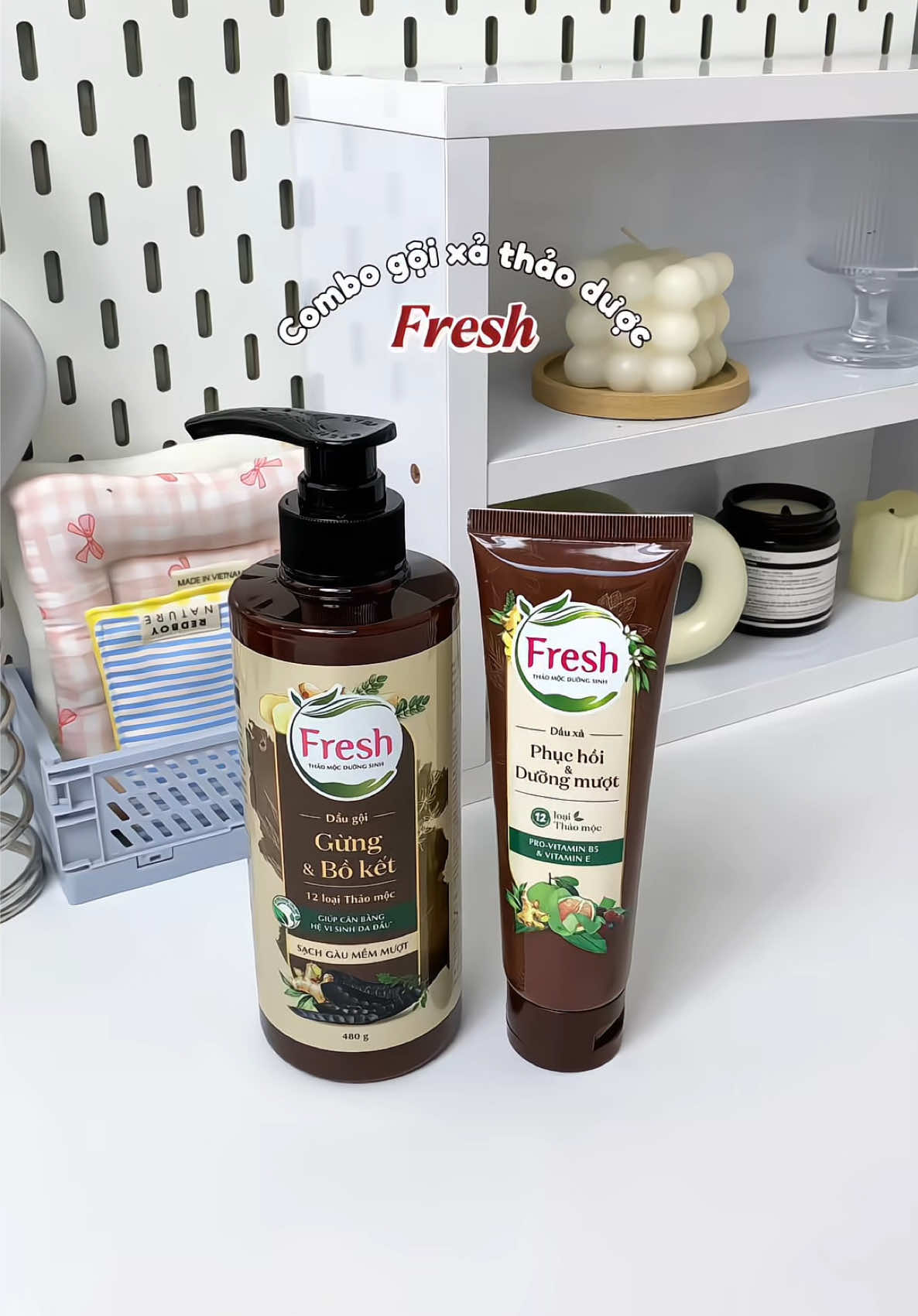Dầu gội thảo mộc thư giãn như đi spa dưỡng sinh 🧖‍♀️ #nhyeeunbox #fresh #freshthaomocduongsinh #daugoi #daugoithaoduoc #unboxing #review #xuhuong #viral 
