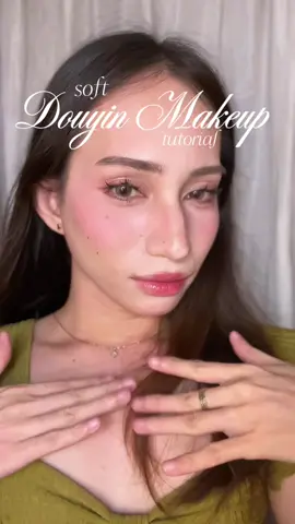 Soft Douyin Makeup tuts✨ PRODUCT USED: @Embryolisse Indonesia - Moisturizer @GRWM Cosmetics adiance Tint in Deep Peach @THESAEM_official al - Concealer @SKINTIFICPH - Cushion foundation in Vanilla @ViceCosmeticsPH - Dew it all Bush In Always Sassy | Universal Setting Powder @Dr. Sensitive - Blurring Powder @romand Philippines Shop - Eyeshadow Palette in Garden Bloom | Juicy Lasting Tint in Bare Fig & Lip Matte in Peach Puff @Detail Cosmetics - Contour & Blush Palette @Ever Bilena - Blush Palette @ELYZZA - Cluster Lashes @dcart_ph - Soft Lense in Beige Brown @seamakeup.ph - Setting Spray #makeuptutorial #douyinmakeup 