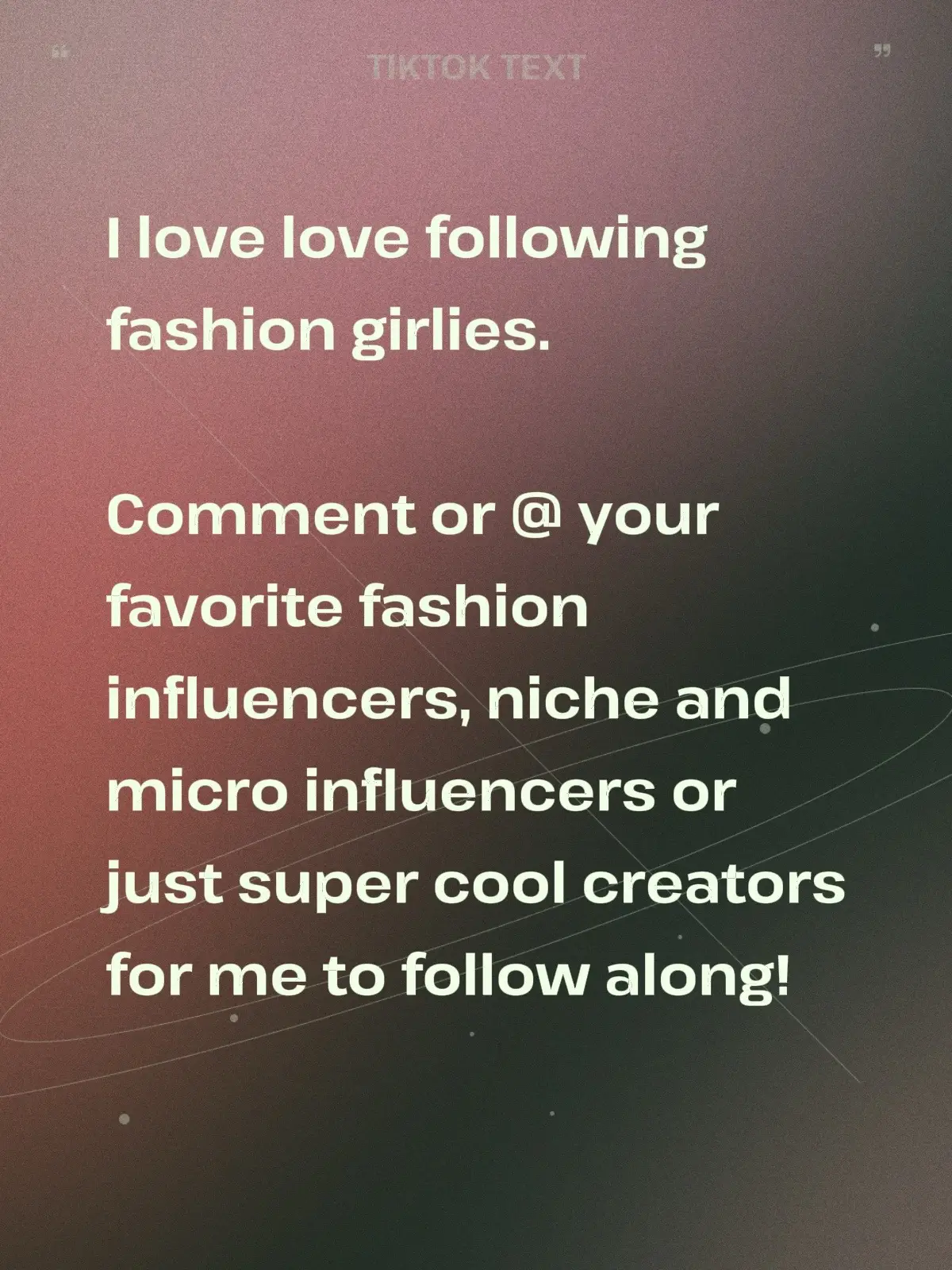 #fashiontiktok #fashioninspo #microinfluencer #nichetok 