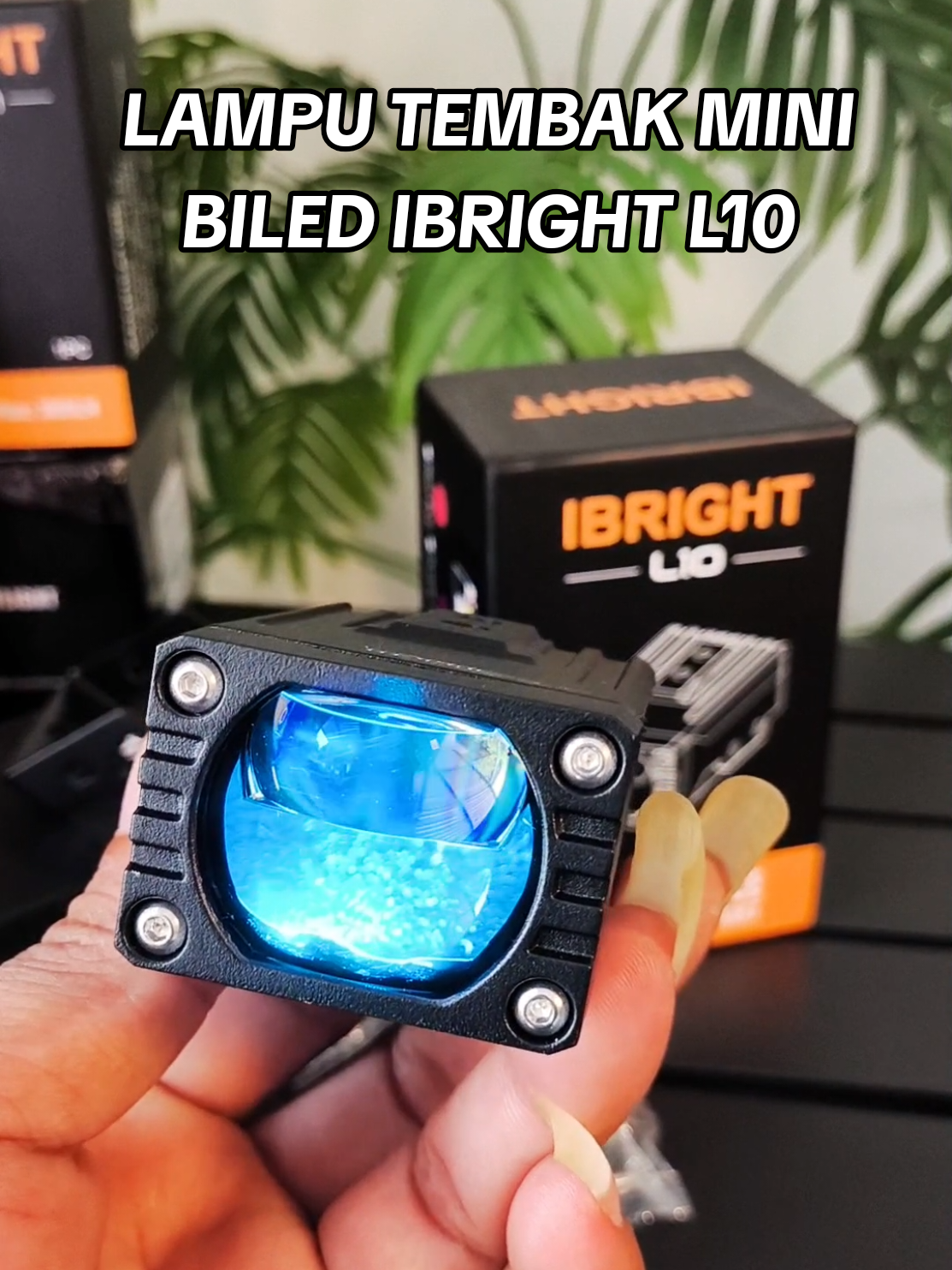 Ibright L10 Rekomendasi lampu tembak mini Cahaya biled #IbrightL10 #l10 #lampumini #lampugepeng #lampu 