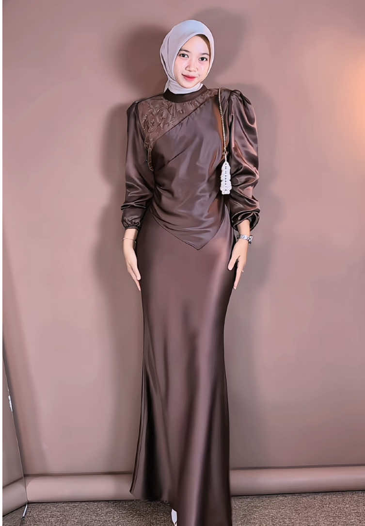 elisa dress mahogany under 100 ribu ga kalah cakep ternyata😭🤎 #elisadress #dresmurah #dress 