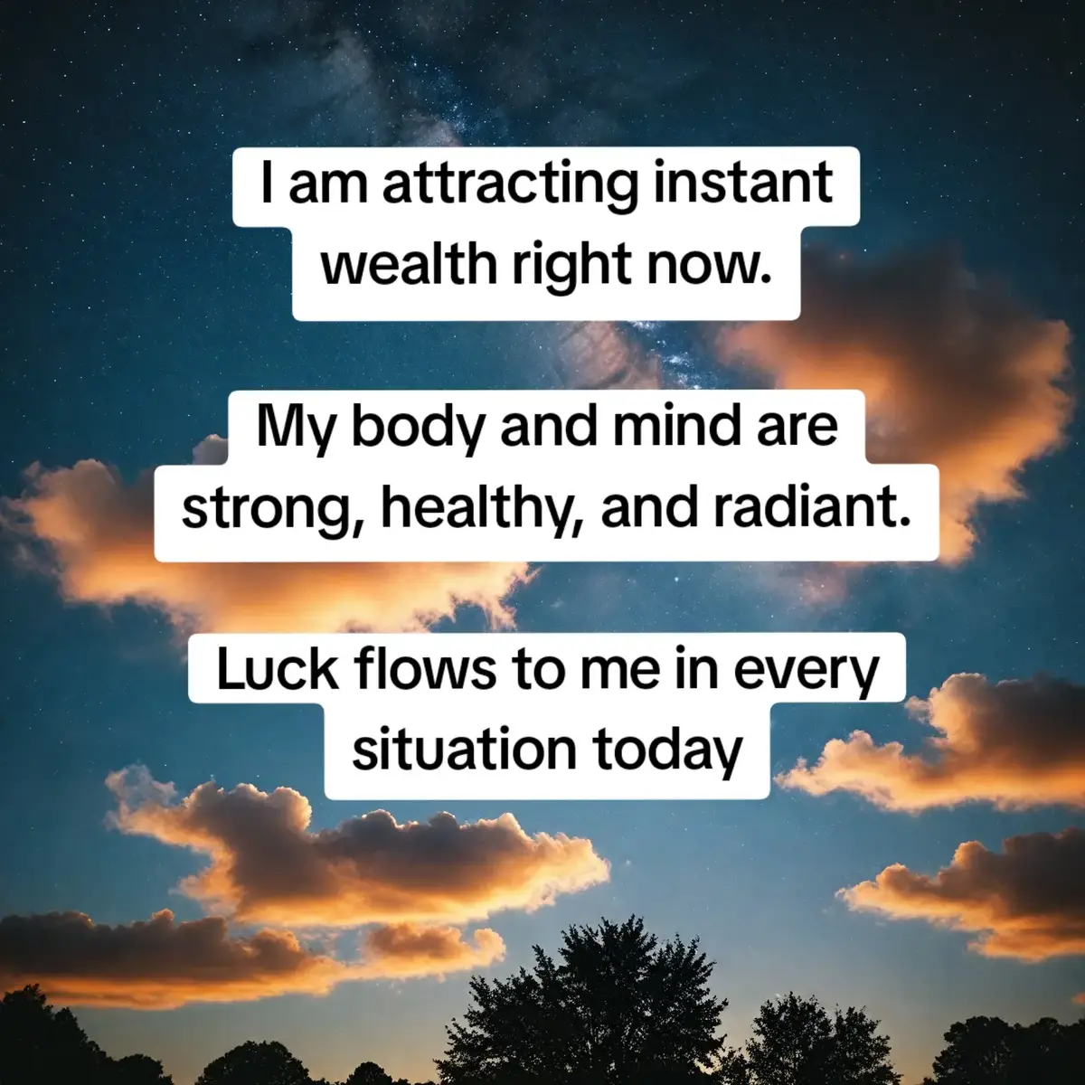 Manifestation is the practice of deliberately focusing your thoughts, feelings, and intentions on what you want to attract into your life — like wealth, health, happiness, or success. The basic idea is that your energy and mindset shape your reality. When you consistently focus on positive outcomes and truly believe in them, you send out strong vibrations to the universe that help bring those things into your experience. **Why It Works:** Our thoughts and emotions are powerful signals. They influence how we act, the decisions we make, and how we perceive opportunities. When your mind is aligned with what you desire, you naturally attract people, situations, and resources that match that energy. This doesn’t mean magic, but it’s a natural flow of cause and effect driven by your focus, belief, and energy. **Do You Need to Repeat It?** Yes. Repetition helps you strengthen your belief and shift your mindset deeper and deeper. When you repeat affirmations or manifestation statements regularly, you retrain your subconscious mind, build confidence, and keep your energy focused on your goals — which accelerates your results. **Instructions:** * Say your affirmations daily — ideally in the morning and before bed, when your mind is most receptive. * Feel the emotions behind the words — imagine it already happening. * Be consistent, patient, and open to opportunities that come your way. Remember, manifestation isn’t about forcing things; it’s about aligning your energy and actions with what you truly want, creating space for it to come into your life naturally. --- Manifestation Law of Attraction Affirmations Positive Vibes Mindset Matters Abundance Mindset Good Vibes Only Manifest Your Dreams Gratitude Believe And Receive Attract What You Want Daily Affirmations Energy Is Everything Mind Power Self Growth Stay Positive Visualize It Manifest Magic Success Mindset Dream Big Inner Peace Create Your Reality Abundance Focus And Manifest Mindfulness --- Quotes Inspiration Motivation Quote Of The Day Daily Quote Inspirational Quotes Motivational Quotes Positive Vibes Life Quotes Wisdom Success Believe Goals Happiness Love Self Love Mindset Gratitude Hope Strength Positivity Encouragement Dream Big Never Give Up Stay Positive