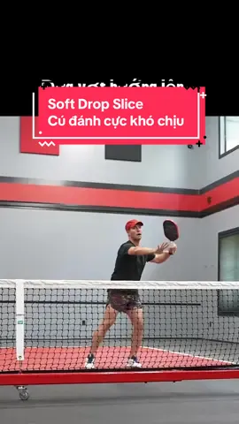 Soft Drop Slice một cú đánh chuẩn sẽ khiến đối thủ cực kỳ khó chịu. #pickleball #pickleball101 #xuhuong #kythuatpickleball 