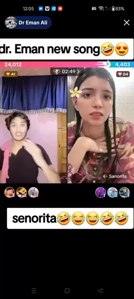 ##dr.eman new song full tarnding senorita🤣🤣🤣🤣🤣🤣🤣😍