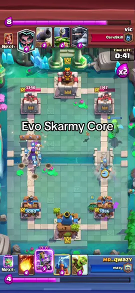 Evo skarmy#funny #supercell #clash #clashroyale #new 