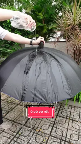 Dù này có vỏ bên ngoài nên lúc gập lại không bị nhiễu nước ra ô tô, sàn nhà, thang máy,… rất tiện | Ô đi mưa xe ô tô | Nhân check #review #nhancheck 