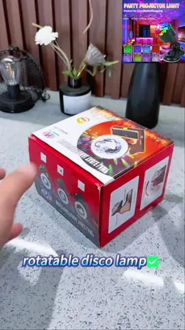 Party disco lamp 🤩 Ready na for party party!!! Disclaimer Prices may vary after the promotion ends. #discolamp #partylamp #usblamp #rgblights #projectorlights 