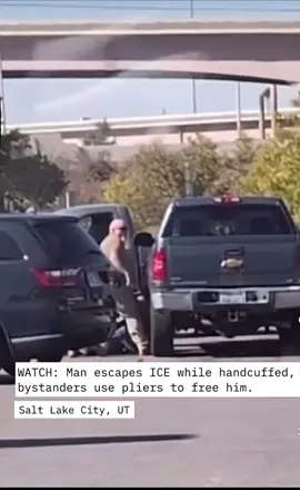 This guy escaped kidnappers. I think it’s a normal reaction that anybody will do 😂. #fyp#ice#politics#hahaha#omg