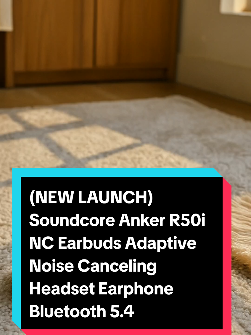 (NEW LAUNCH) Soundcore Anker R50i NC Earbuds Adaptive Noise Canceling Headset Earphone Bluetooth 5.4 TWS Low Latency for Game Long Battery 4 Mics IP54-A3959 #fyp #nida_naila99 #wibgajian #headphones #headset 
