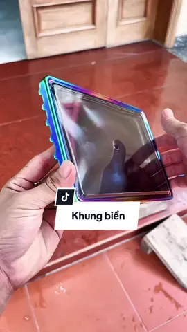 Bộ khung biển số xe máy 3 lớp chống ngấm nước. #khungbiensotitan #khungbiensoxemay 