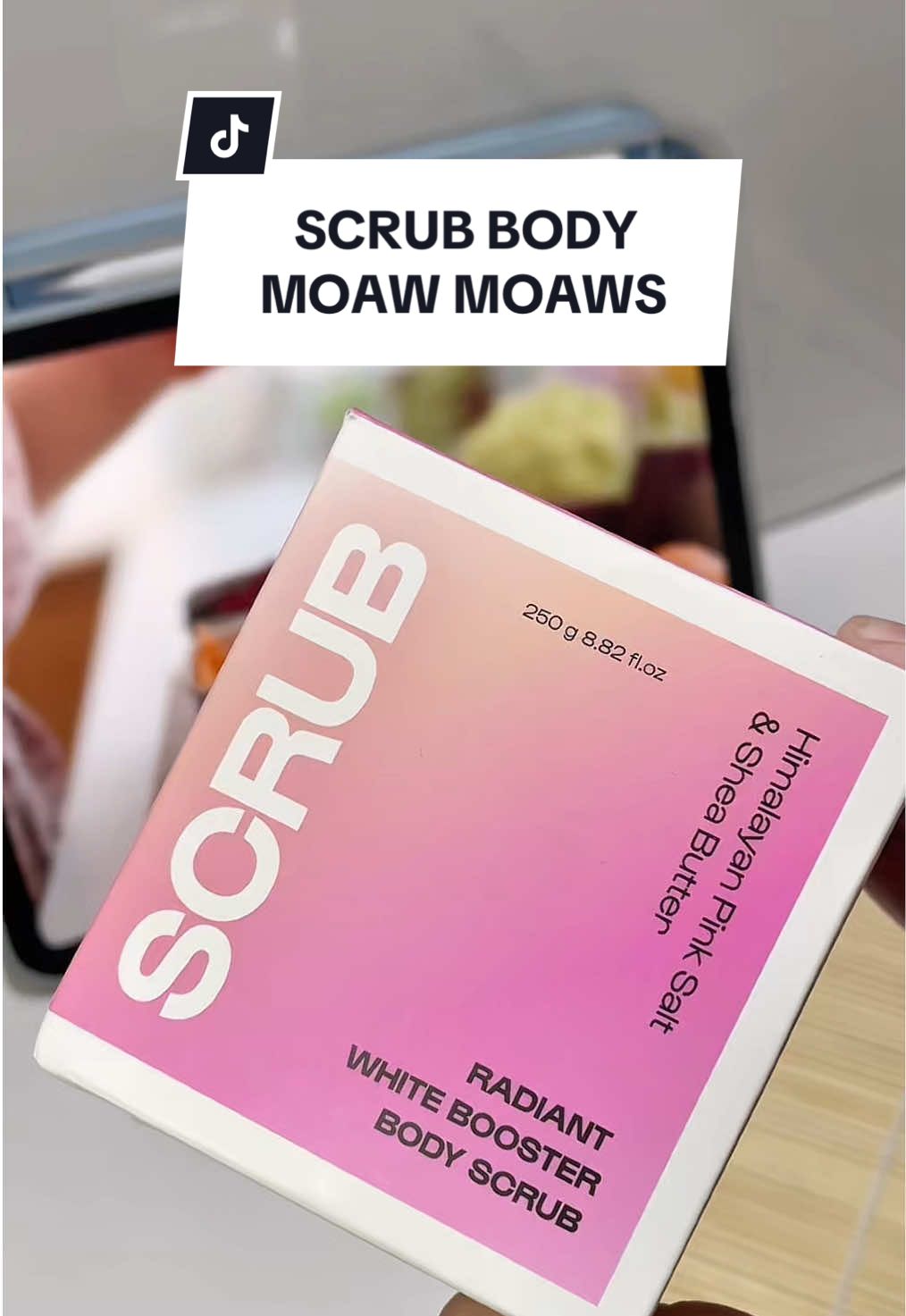 Tẩy TBC muối hồng Himalaya tự nhiên #moawmoaws #scrub #taytebaochet #taytebaochetmoawmoaws #taytebaochetmuoihong 