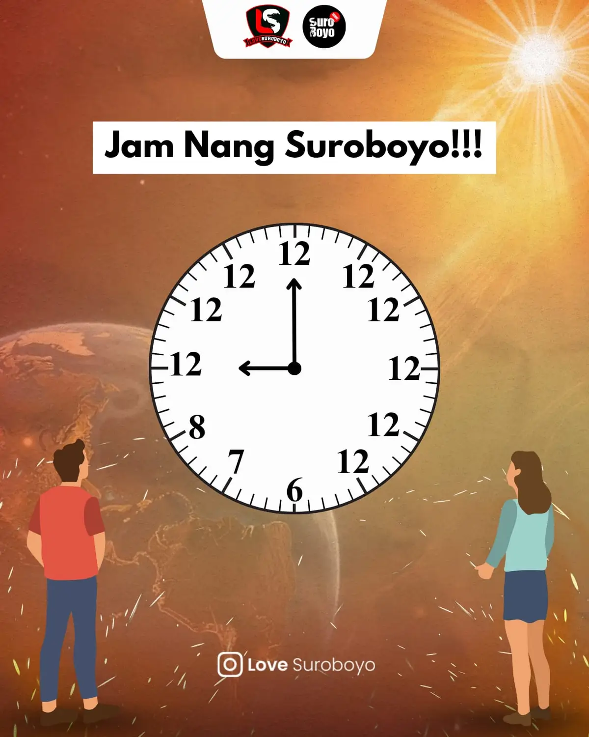 Yoiki Jam Nang Suroboyo-Sidoarjo 🔥 Pukul 06.00 Pukul 07.00 Pukul 08.00 Pukul 12.00+++ 🔥🔥🔥 Valid ga rek? #infolovesuroboyo #panas #surabaya  #Lovesuroboyo #cuacapanas 
