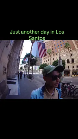 Just another day in Los Santos #losangeles #california #travel #fyp #downtown 