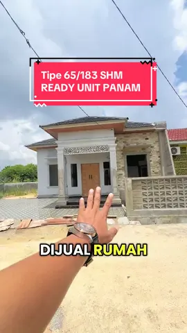 Di jual rumah cantik SUDUT DAN READY Type 65/183jl HR.SOEBRANTAS -PANAM [dekat. SIMPANG TABEK GADANG] Kota Pekanbaru ✍️ Promo : - 3 KT,  2 WC -  carport CANTIK 4 mobil - pagar roster cantik - granit putih cantik - atap rangka baja metal glombang dof - ⁠Molding, Sumur bor - meja masak, Washtafel - ⁠mesin air dan tanki air - Instalasi Air, Instalasi Listrik - lampu laser -  lampu-lampu penerngan rumah - taman depan -pagar belakang dan depan . . Promo dan Unit terbatas Salam Sukses🔑🤝🤝 . . #muzapropertyofficial #muzaproperty_pekanbaru #muzaproperty #jual_rumah_pekanbaru Property #viral              