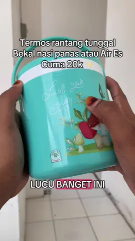 Termos mini rantang tunggal murah cocok buat bekal nasi panas atau air es #rantangtunggal #termosmini #promoguncang1111 #gajiansale 