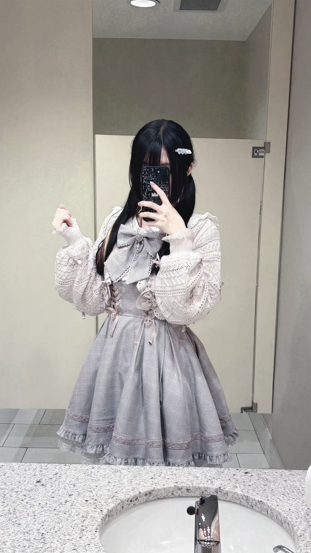 少し遅れましたが、今週(先週？)バイトがたくさんあってすごく忙しいです(T ^ T)疲れた(( _ _ ))..zzzZZ #地雷 #量産型 #fypシ゚ #コーデ #大学生 