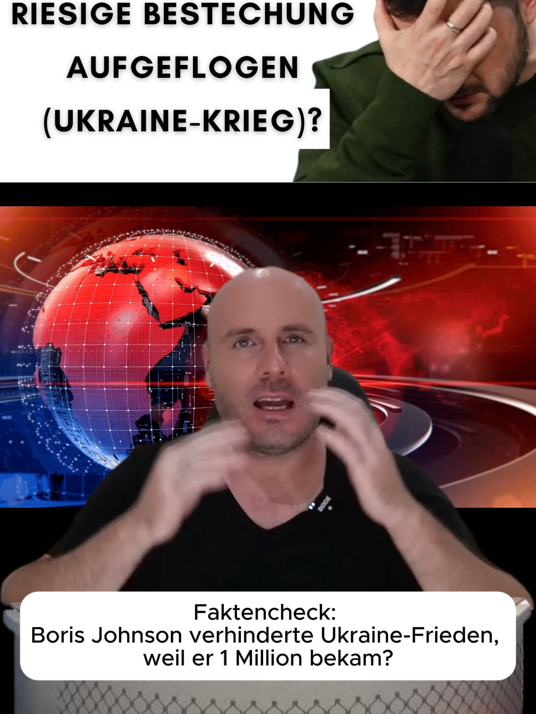 Faktencheck: Boris Johnson verhinderte Ukraine-Frieden, weil er 1 Million bekam?#Vermietertagebuch