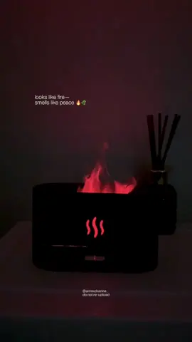 No fire hazard here—just pure relaxation in style.🔥😌