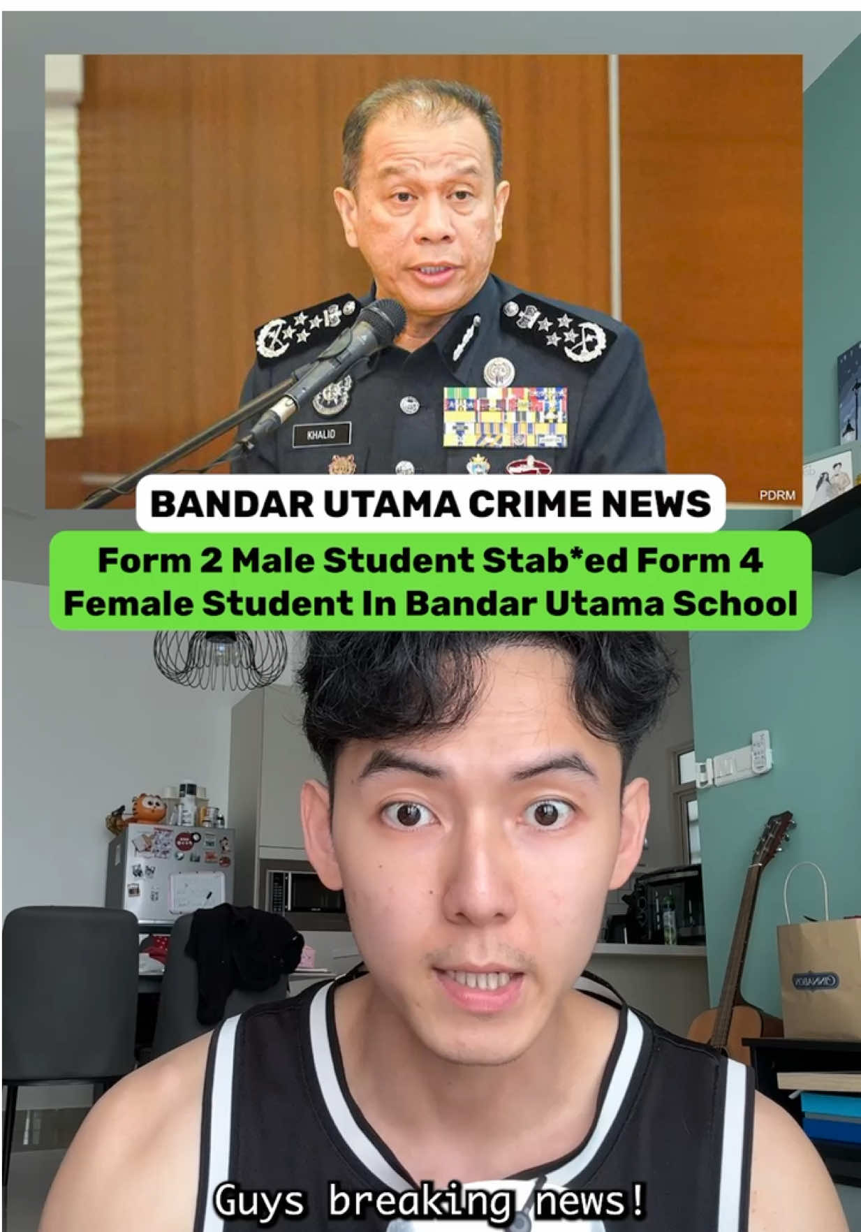 9:30am Bandar Utama School Stab*ing Incident. A 14 year old male student stab*ed a Form 4 female student and the victim died on the spot. #crimestories #crimestory #breakingnews #truecrime #malaysiacrime 