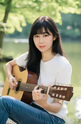 I'm playing the guitar for you.May your tiredness be relieved.