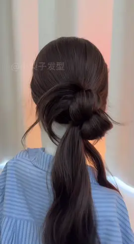 Búi tóc thấp đơn giản #buitocđongian #buitocthap#buitocxinh#tocxinhmoingay #viral 