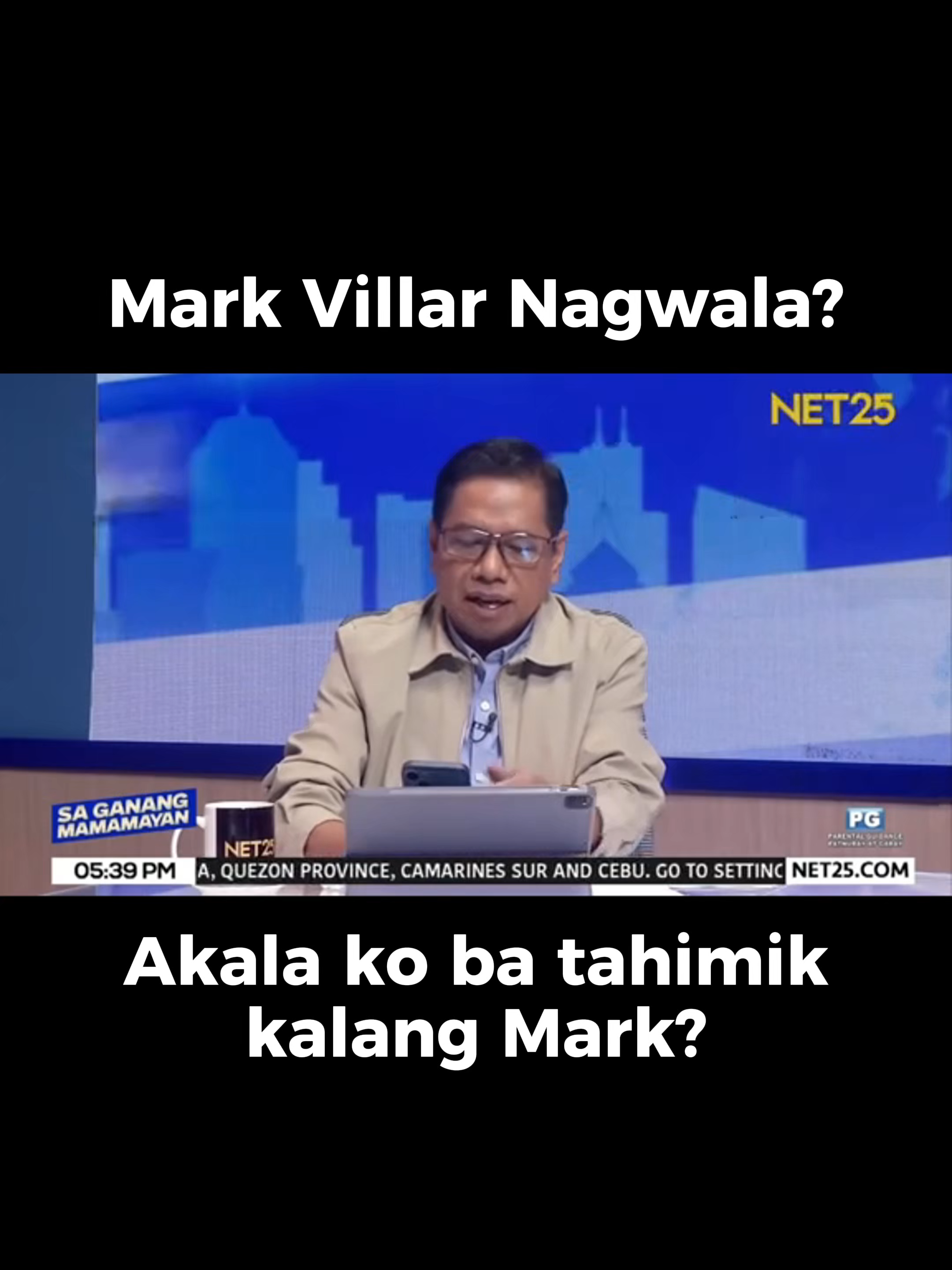 Bakit Nagwawala, Senador? Sagot, Hindi Sigaw, ang Kailangan ng Taumbayan Nagwala si Sen. Mark Villar sa Senate hearing kaugnay sa panukalang Commission on Infrastructure — may tinatago ba? 😠💼 Sa halip na sagutin ng maayos ang mga isyung ibinabato tungkol sa transparency at korapsyon sa mga proyekto ng DPWH, nagtaas ng boses si Villar, anak ng dating DPWH Secretary na si Manny Villar, at tumangging magbigay ng malinaw na paliwanag. 📉 Hindi ba’t tungkulin ng isang senador na magsulong ng maayos at tapat na pag-uusisa, lalo na kung bilyong pondo ng bayan ang pinag-uusapan? Kung wala kang tinatago, bakit kailangang magwala? #Foryoupage #MarkVillarNagwala   #CommissionOnInfrastructure   #KurapsyonSaDPWH   #SagutinHindiSigawan   #SenadoNgBayanHindiNegosyo   #GoodGovernancePH   #TransparencyNow   #PondoNgBayanHindiPondoNgIlan   #WalangKomoPagMayTinatago   #GisingNaPilipinas