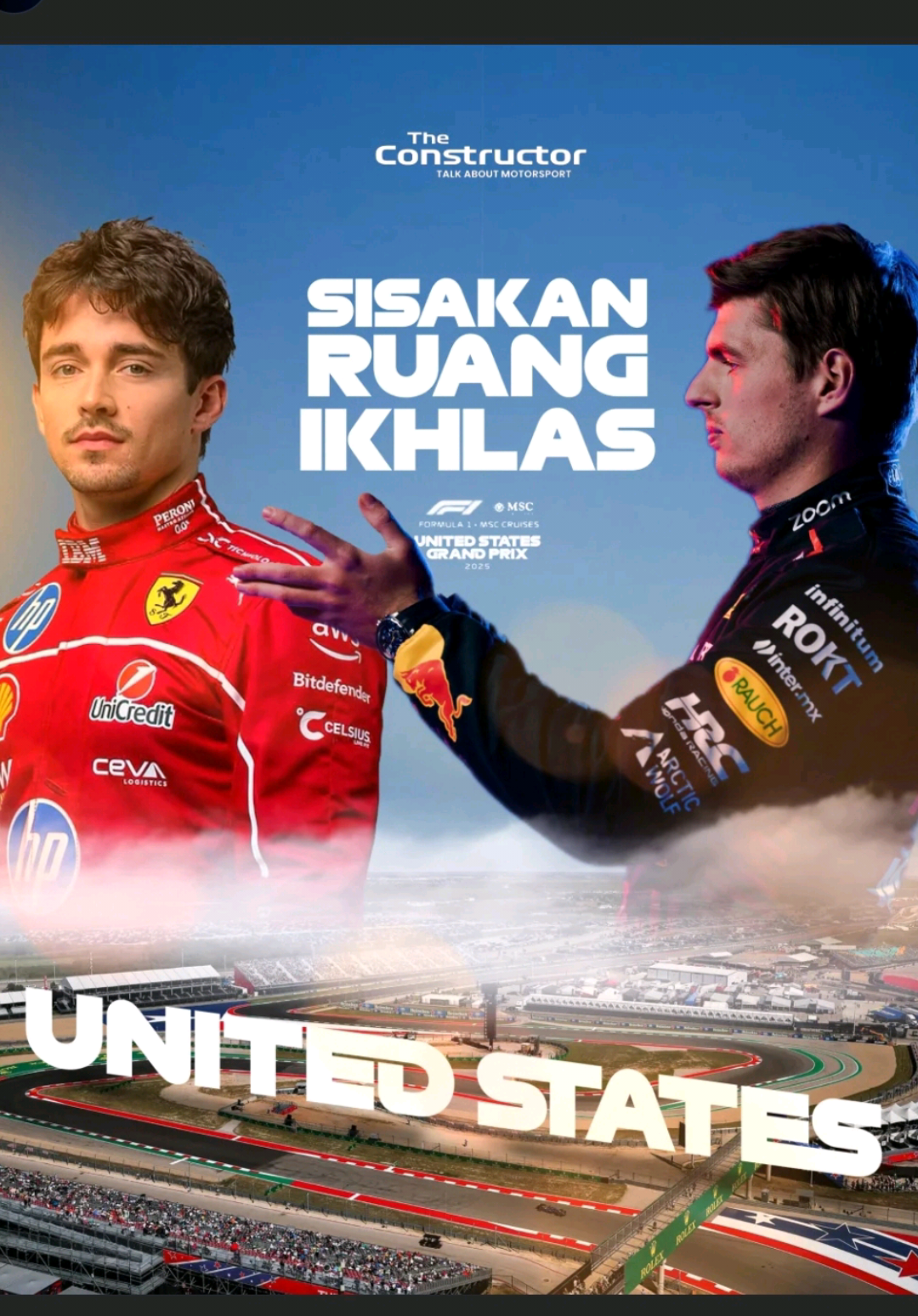 Boleh begadang tapi timnya harus jago kaya Scuderia Ferrari😎🤟. Memasuki zona begadang, mari siapkan kopi dan juga optimisme bagi para tifosi melihat tim kesayangan kita semua🥰 source picture: -ig: the.constructor1 -ig creator: ceritaihsan -ig: gussbagus_f1 -ig: formula1.indo preset by: @𝘼𝙡𝙙𝙤𝙒𝙖𝙣𝙜𝙮𝙮'ft 𝙂𝙂  #raceweek #cota #formula1 #F1 #scuderiaferrari 