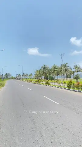 Jalan raya Pamugaran Pangandaran