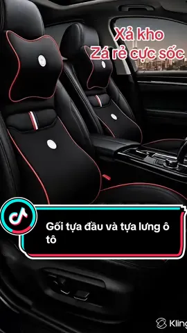 Gối tựa đầu và tựa lưng xe ô tô#xuhuongtiktok #goi #goituadauoto #goitualungoto 