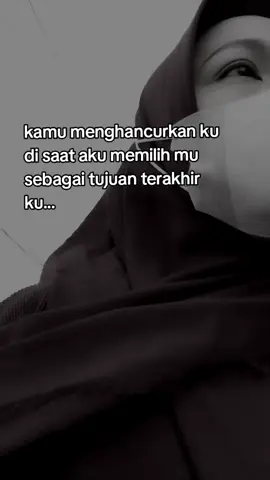bahkan kamu tdk merasa bersalah sedikitpun...