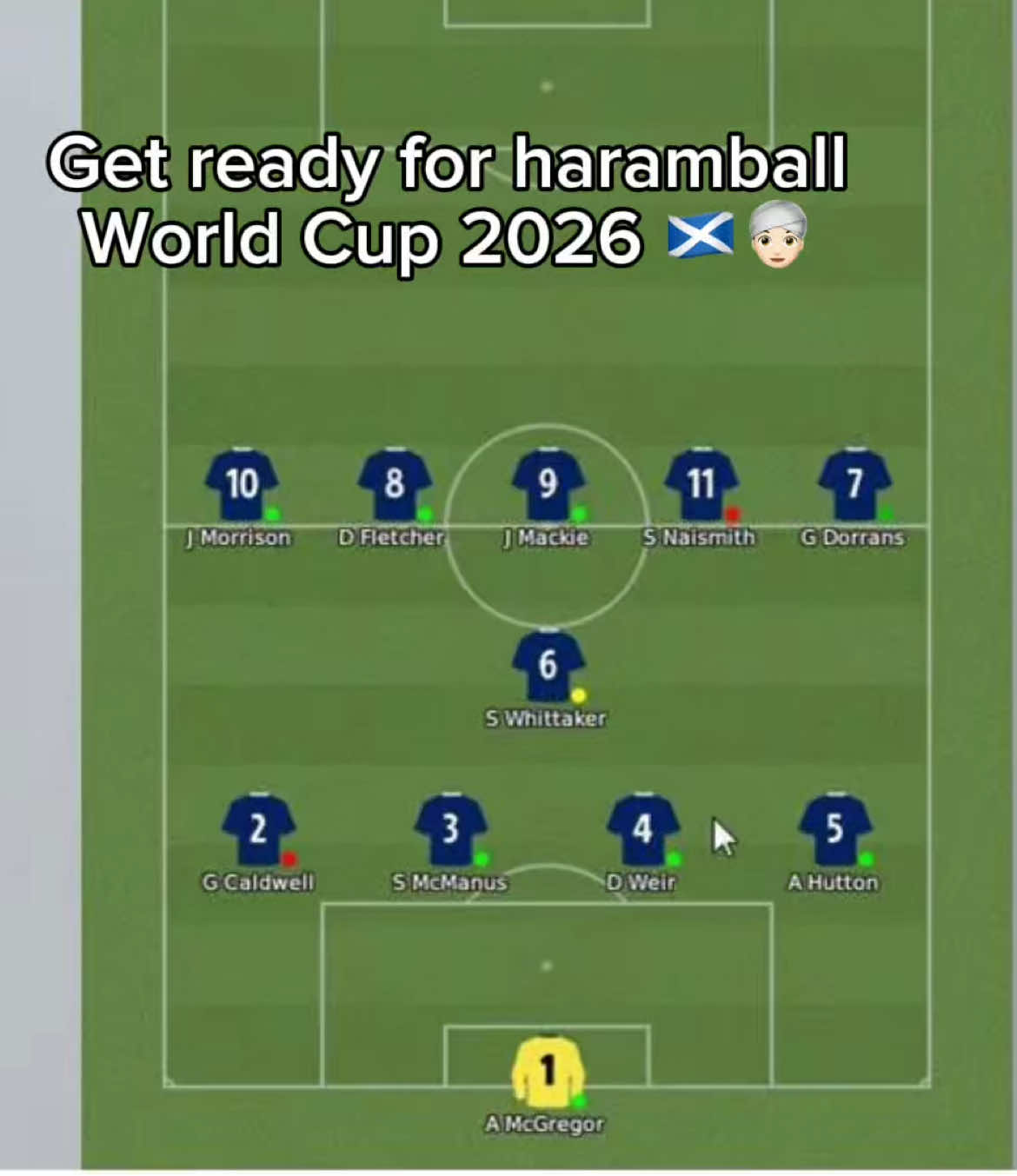 WE are winning the World Cup 🏴󠁧󠁢󠁳󠁣󠁴󠁿🥹 #Scotland #worldcup #haramball #fyp #football 