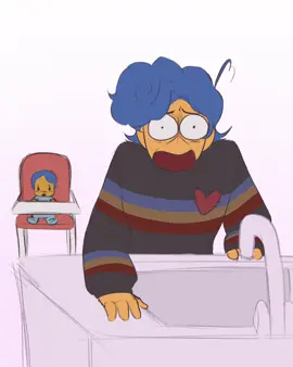 Wally feeding Adrius for the first time! HIHIHIHI! I WANTED TO DRAW REBOOT WITH HIS AND YUMI’S FAN CHILD! 😝 Needed to post something on here real quick 🫶 #welcomehome #rebootwally #welcomehomepuppetshow #wallydarlingau #digitalart 